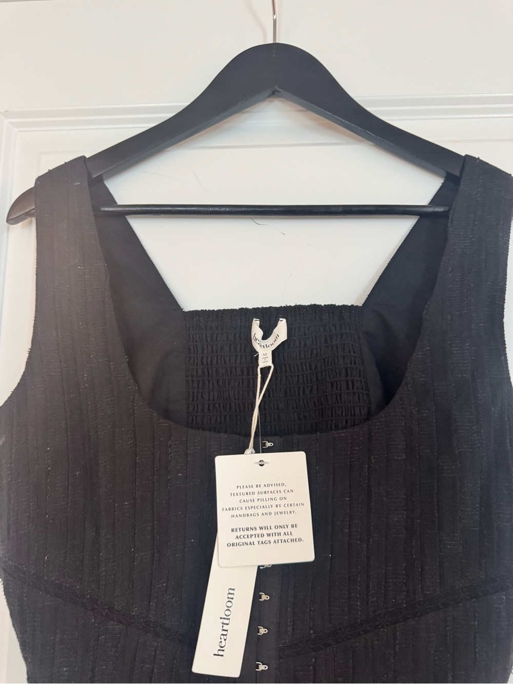 NWT! Heartloom Christine Top/ Black/ Medium - Picture 7 of 8
